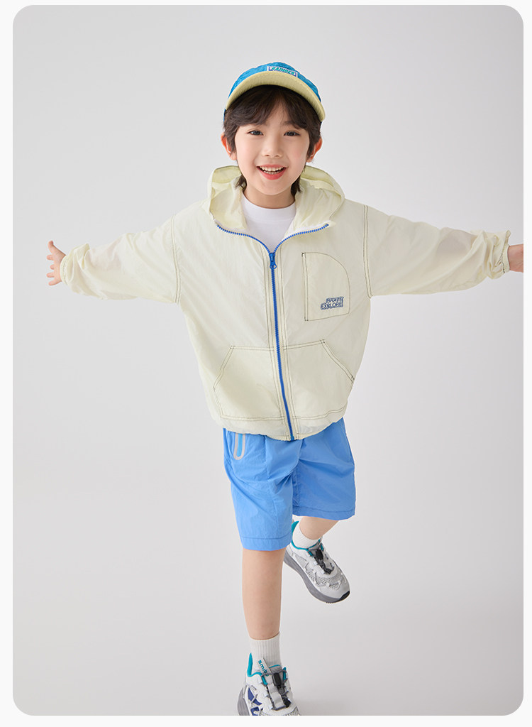 Haima's Children's Sun Protection Clothing Summer 2026 New Summer Style Skin Jacket Girls' Lightweight Coat Boys' Sun Protection Clothing — 39