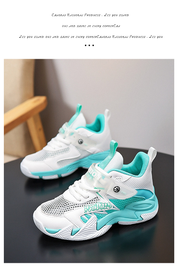 Zurich's New Girls' Sports Shoes for Autumn Are Breathable and Lightweight Children's Shoes for Older Children, Non-Slip and Dirt-Resistant Running Shoes — 3