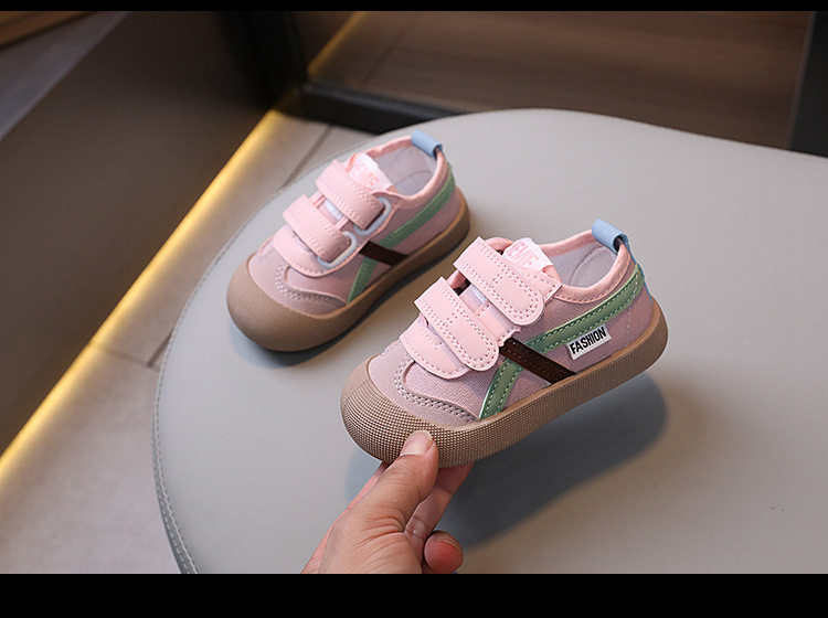 Kindergarten Indoor Shoes for Boys, Lightweight Canvas Shoes, Non-Slip Breathable Cloth Shoes, Boys' Canvas Shoes for Entering Kindergarten, 2026 New Model — 15