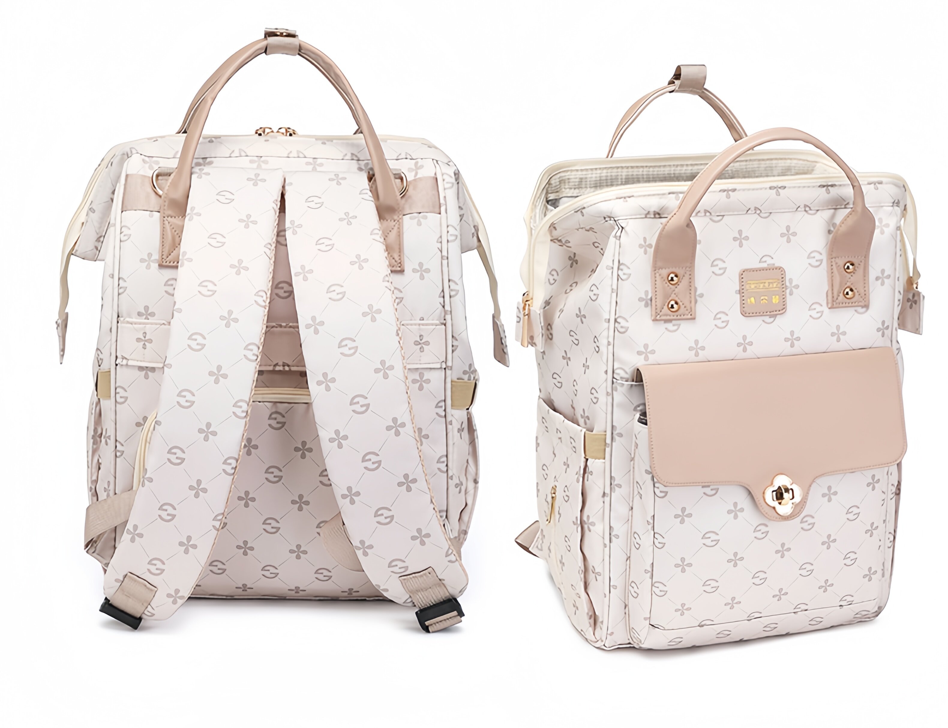 New Fashionable Mommy Bag, Multi-Functional, Large-Capacity, Waterproof Mother-Child Backpack, Lightweight Bag for Moms to Carry When Going Out with — 28