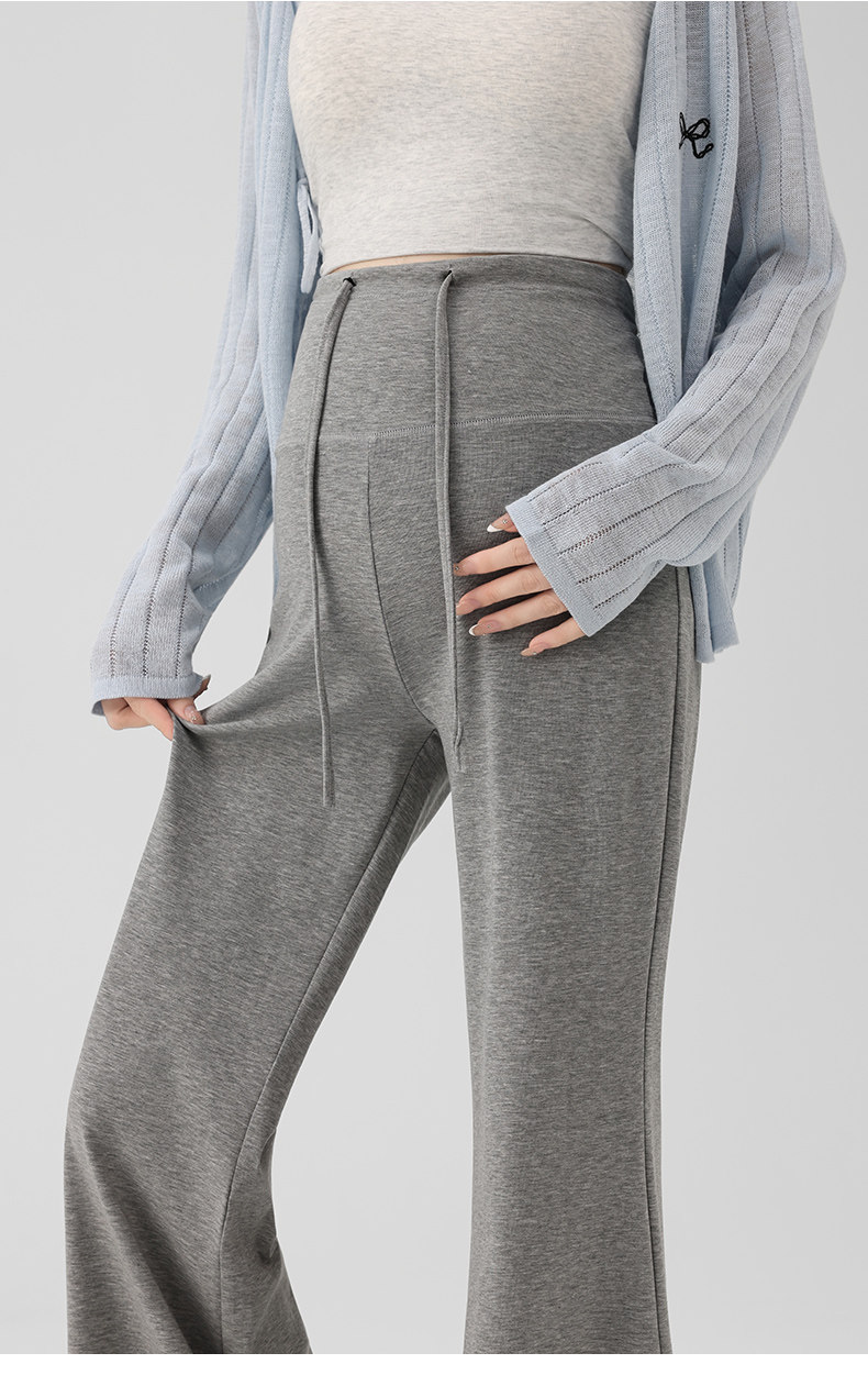 Jq Jingqi Maternity Pants for Autumn and Winter, Suitable for Wearing Outside during Pregnancy, Do Not Tighten the Belly, Slightly Flared Pants, Thick — 25