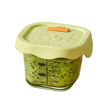 宝宝辅食碗玻璃可蒸煮保鲜储存蛋羹碗杯模工具全套婴儿专用辅食盒