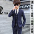 2018 nam mới phù hợp với bộ đồ dài tay phù hợp với áo ba lỗ chú rể áo vest nam hàn quốc Suit phù hợp