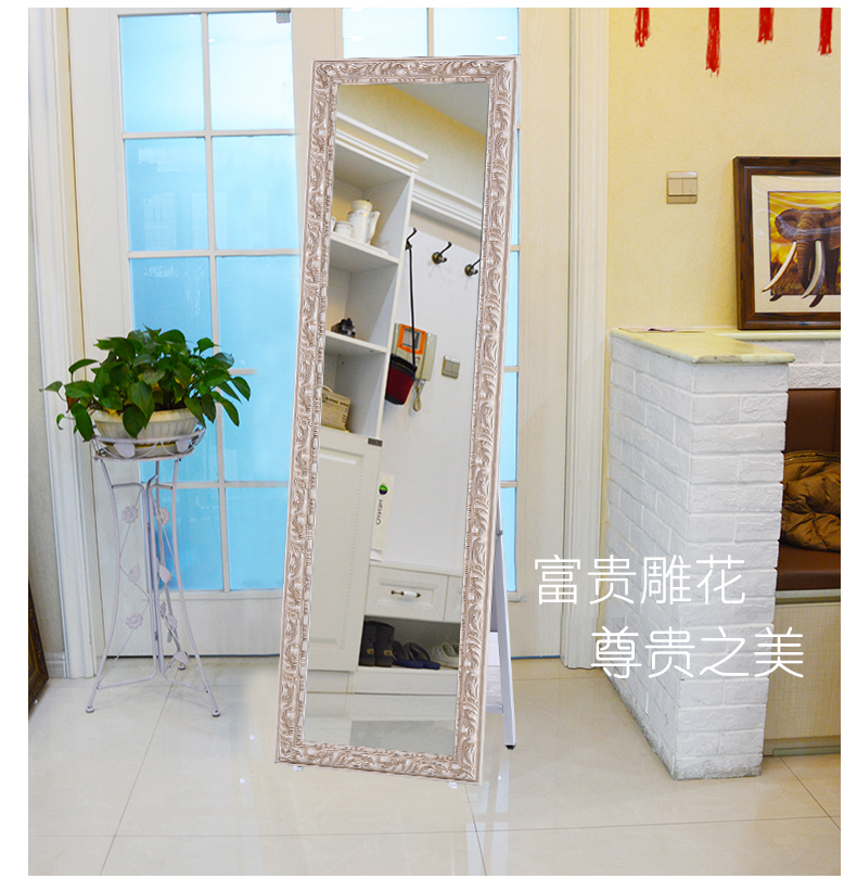 Miễn phí để tăng dải ký túc xá Gương sinh viên toàn chiều dài Bắc Âu có thể là gương nam khung gỗ treo tường gương - Gương gương