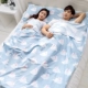 Mô hình công chúa mùa hè mở rộng mô hình nữ ngoài trời cố định bông tròn ren mỏng trên chiếc túi ngủ chống ẩm ngủ lười - Túi ngủ