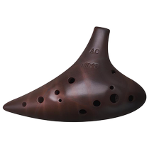 TNG Ocarina 12-hole AC key for beginners comes with teaching materials for professional performance of purple sand 12-hole ocarina in alto C key