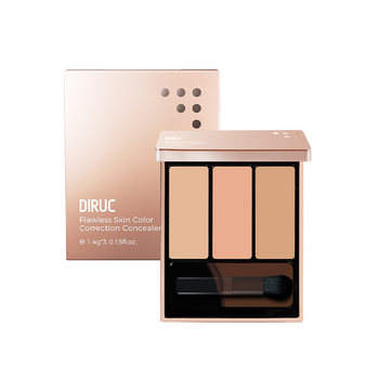 DIRUC Concealer Concealer ສາມສີປົກປິດໃບຫນ້າແລະຈຸດດ່າງດໍາ Official Authentic Flagship Store