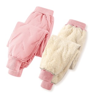 Snoopy girls' fleece cotton pants autumn and winter style