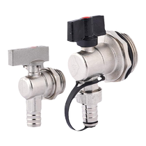 6 minutes 1 inch all-copper floor heating water distributor drain valve large flow drain valve sewage drain floor heating radiator drain valve