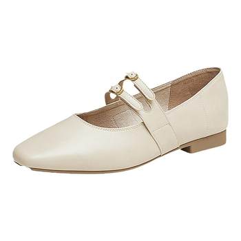 Best picture 5-minute sweet spring and summer shopping mall new mary zhen small leather shoes flat shoes night wind women's singles shoes m1012cq4