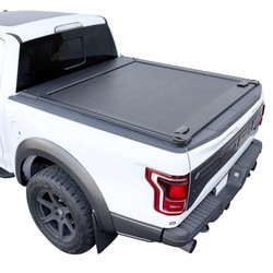 ເຫມາະສໍາລັບການ 19-23 Raptor trunk modification with lock trunk lid Ford F150 manual rolling shutter tonneau cover