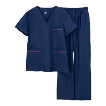Elastic hand wash clothes for women short-sleeved summer quick-drying thin surgical clothes mens medical dental doctors operating room work clothes