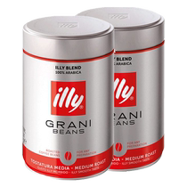 Italie illy a importé des grains de café torréfiés moyens 250g * 2 expresso fraîchement moulu ala torréfié