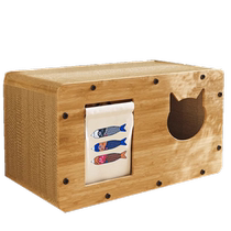 Cat scratching board cat nest wear-resistant non-shedding corrugated paper vertical cat claw board cat house multi-functional claw-grinding cat toy