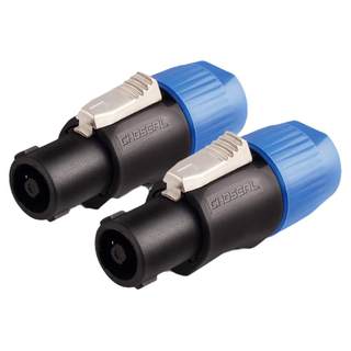 秋叶原四芯专业音箱插头航空NL4FC环形欧姆插卡农侬接线免焊接头