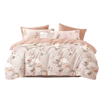 Boyang Home Textiles brushed four-piece set autumn and winter thickened pure cotton bedding sheets quilt cover three-piece set