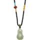 Saturday blessing natural Hetian jade pendant for men and women jade pendant sapphire fortune gift jade New Year gift