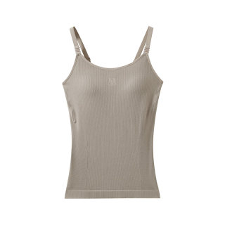 【新品】嫚熙哺乳背心牛油果免穿文胸吊带可外穿打底喂奶遮挡衣女