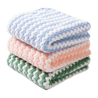 Dishwashing cloth, non-stick kitchen rag, table cleaning, fish scale towel, household, easy to clean, absorbs water and does not shed lint