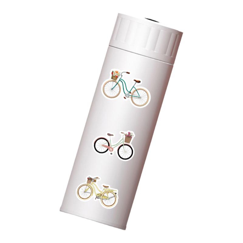 Cartoon bicycle waterproof decorative graffiti sticker