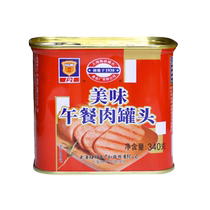 Shanghai Meilin delicious canned luncheon meat 340g*4 cans hot pot partner instant noodles snail noodles convenient instant New Year goods