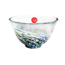 (Self-operated) aderia Tsugaru Japanese glass Japanese sake cup tea cup soju cup seafood gift box set