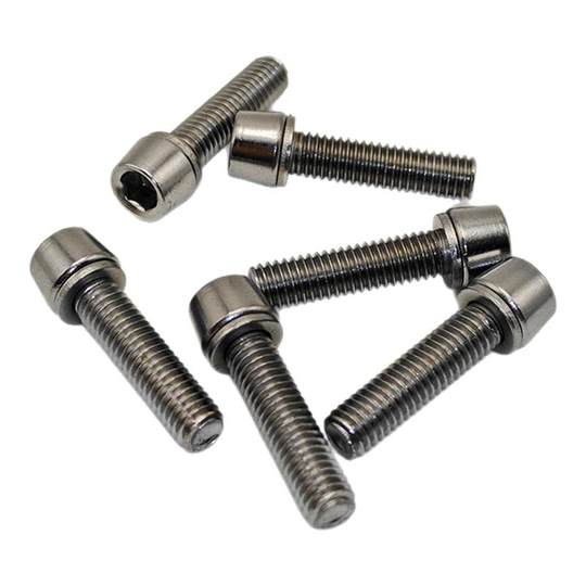 Mountain bike M5*20mm high-precision steel stand screw