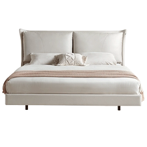 Quanyou Home Technology Cloth Bed Modern Simple Cream Style Light Luxury Suspended Soft Bed