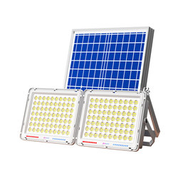 2026 New Model One-To-Two Solar Garden Lights for Home Outdoor Waterproof New Sensor Lighting Led Street Lights