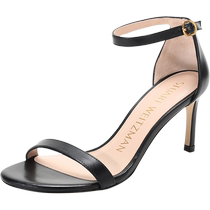 (Self-operated)Stuart Weitzman womens cow leather high-heeled sandals NUNAKEDSTRAIGHT