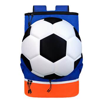Children's football bag, men's and women's backpack, sports training equipment bag, large capacity storage shoe bag, elementary school student bag