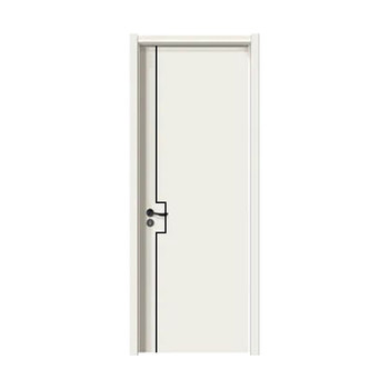 Interior door painted, environmentally friendly, paint-free, flat opening