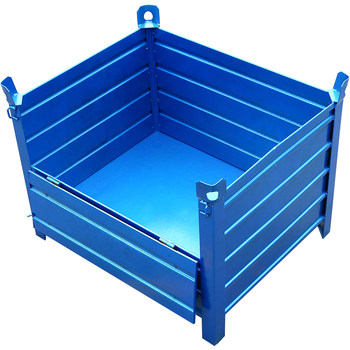 Large iron box thickened turnover box material iron plate workshop