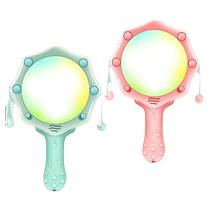 Puzzle Drum Nibble 6 Rattler Moon Light Newborn Toy Baby Pat JFH Pat Bite 3 Rattle Baby Sound