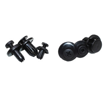Universal automotive plastic screw buckle leaves