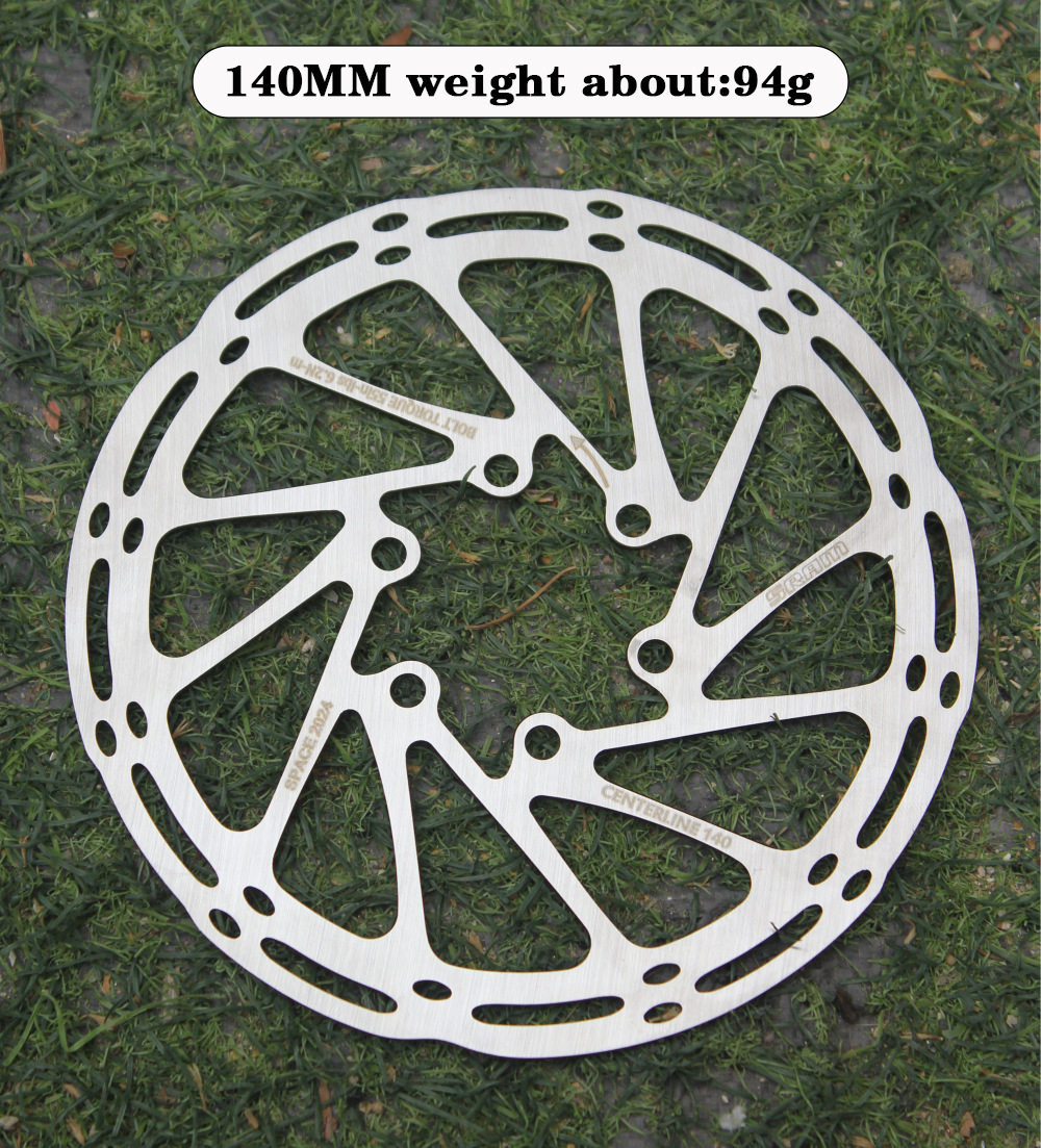 แผ่นเบรกจานดิสก์แบบหกสลักสำหรับจักรยานเสือภูเขา Sram Centerline ขนาด 140, 160, 180, 203 มม.