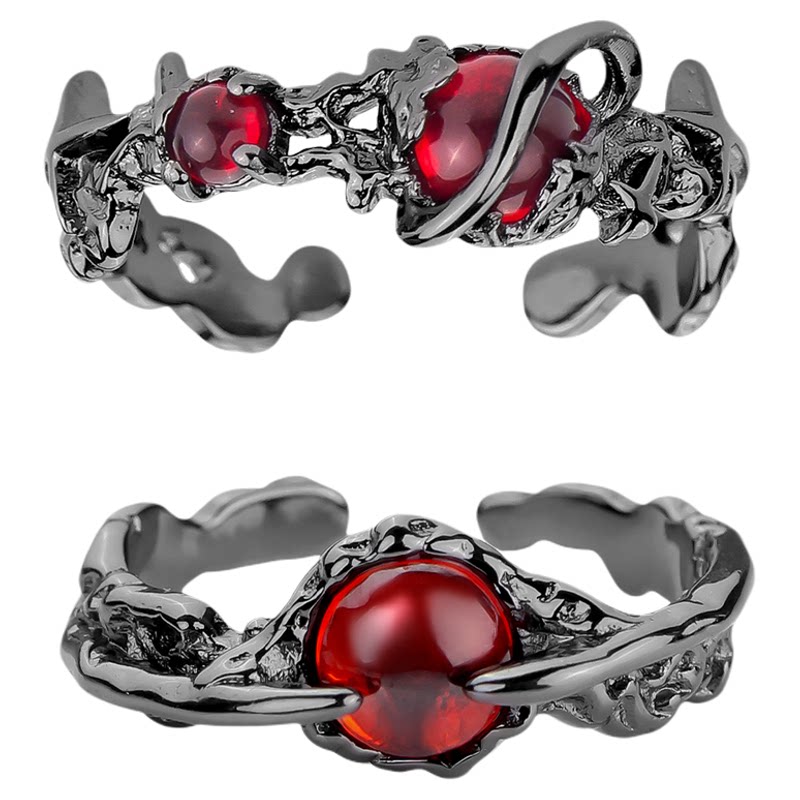 DOACH Luoxi Extreme Planet sterling silver couple ring
