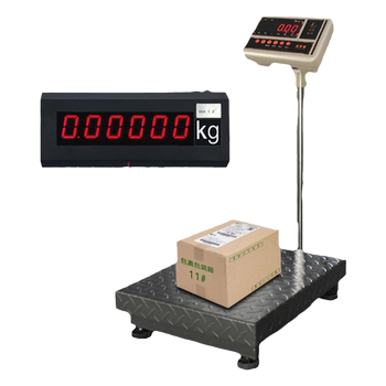 Large-screen monitor docking electronic scale