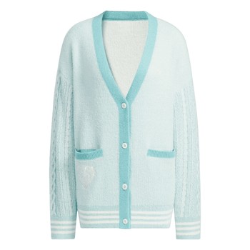 ກິລາ Casual Knitted Cardigan Sweater Women's Adidas Originals Adidas Clover