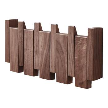 Yuanlin peninsula black walnut coat hook piano key hook