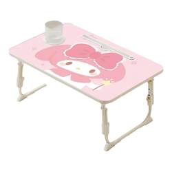 Liftable bed small table, lazy upper bunk artifact, bay window, foldable small table, children's writing study desk, laptop computer table, cartoon female student bedroom, sitting desk, home