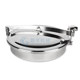 304316 stainless steel sanitary grade fast opening wine can manhole circular hole chemical pipeline and equipment manhole