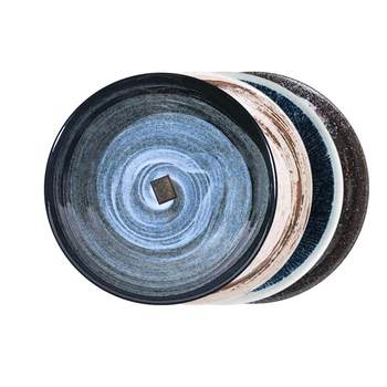 Japanese stoneware household ceramic dining plate