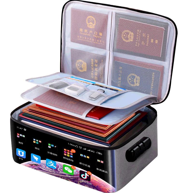 Multi-functional ID storage bag
