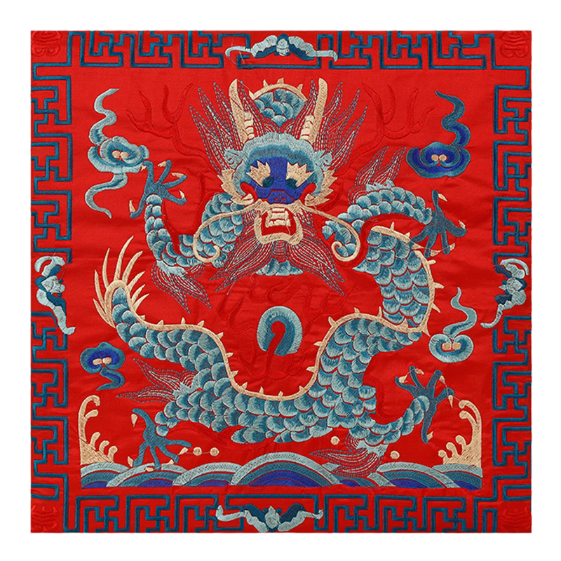 刺綉 中国美術 清時代 官服补子 中国收藏网---新闻中心--