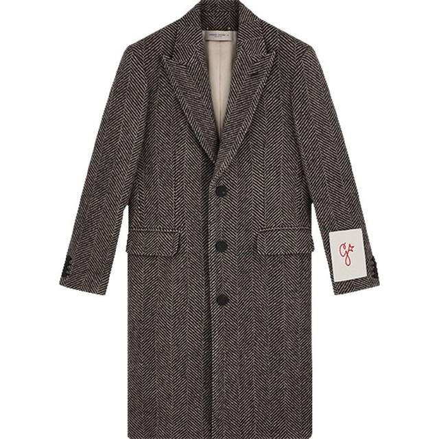 GoldenGoose wool single-breasted coat