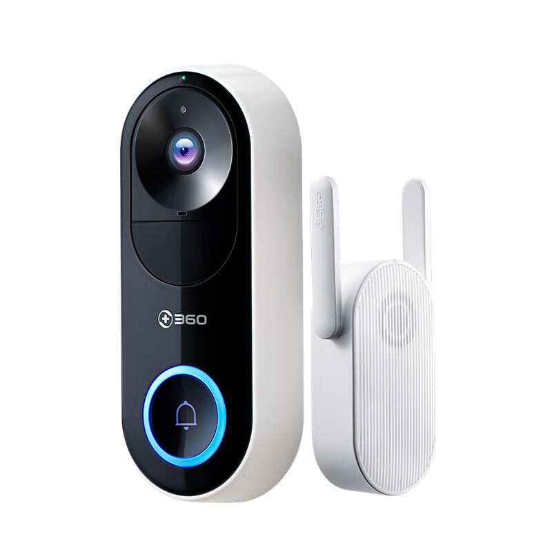 360 video doorbell 5Pro home monitoring without punching holes