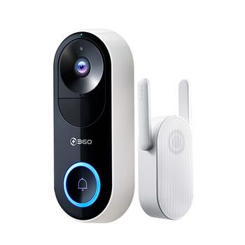 360 video doorbell 5pro home monitoring without punching holes