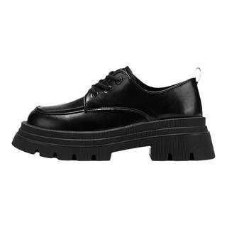 回力官方旗舰店小皮鞋女2025新款冬季玛丽珍鞋子女鞋厚底乐福鞋女