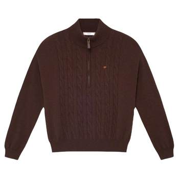 Sansho vintage half zip pullover sweater